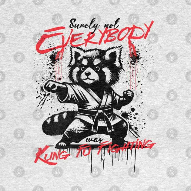 Red Panda Rumble: Kung Fu Fighting by DesignByJeff